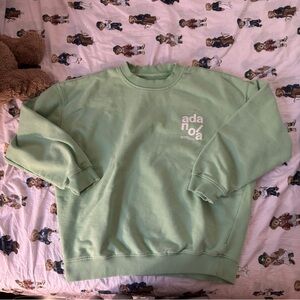 Adanola Oversized Ace Sweatshirt in Kiwi Green